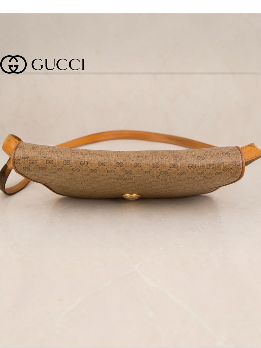 AUTHENTIC GUCCI-THE WOMAN WHO KNOWS-RARE MICRO GG ENVELOPE SHOULDER BAG - Picture 6 of 7